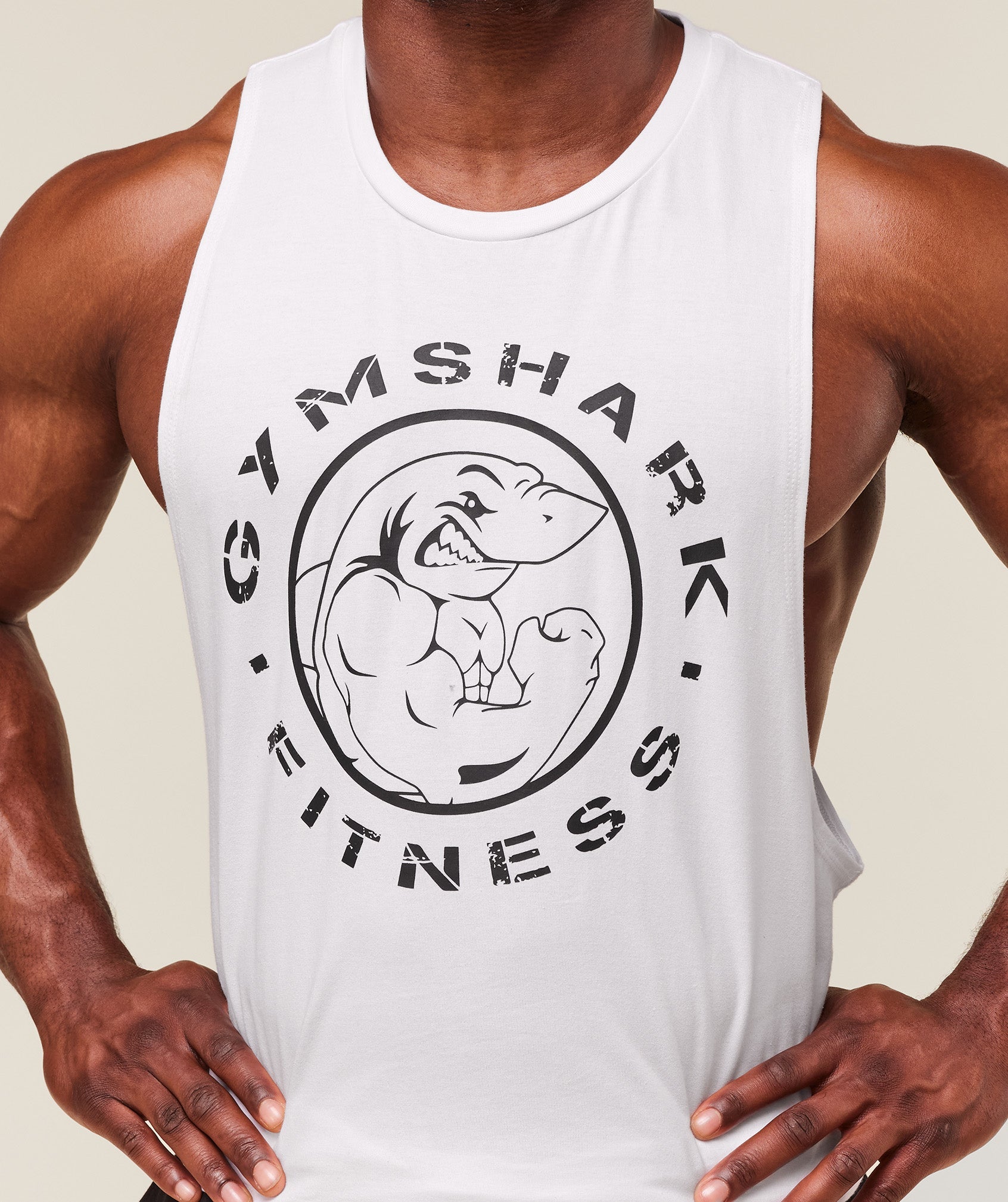 Legacy Drop Arm Tank - White