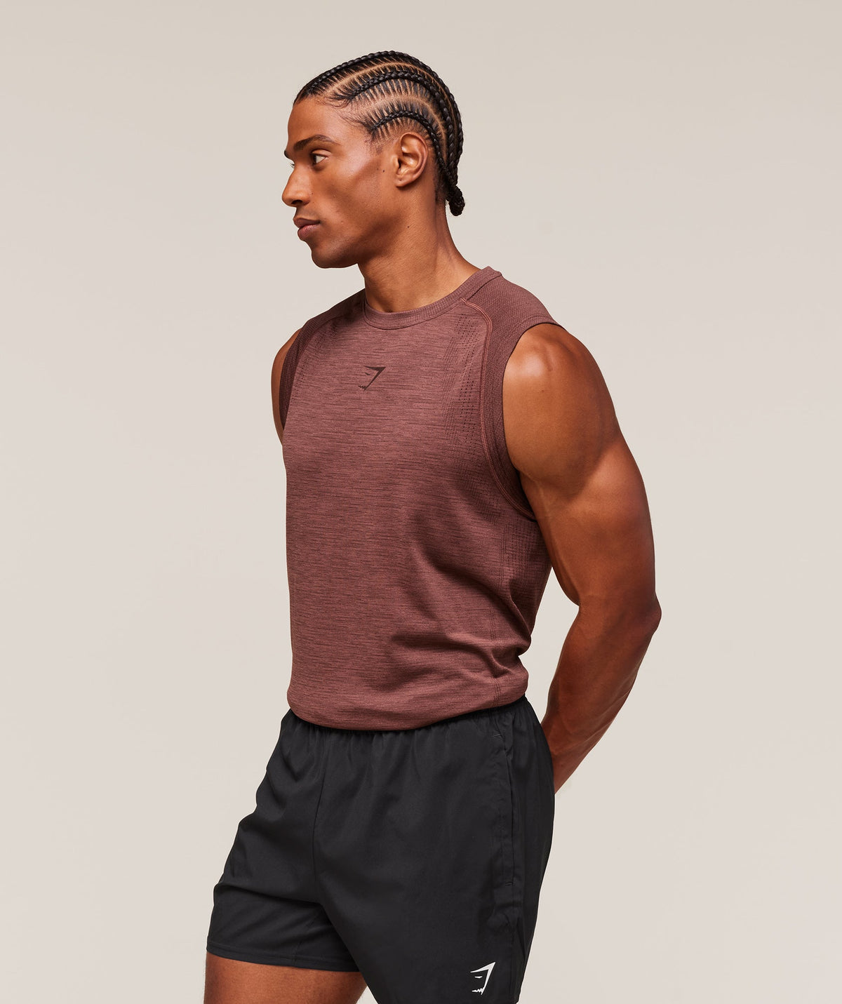 Versatile Seamless Tank - Rust Brown/Depth Brown