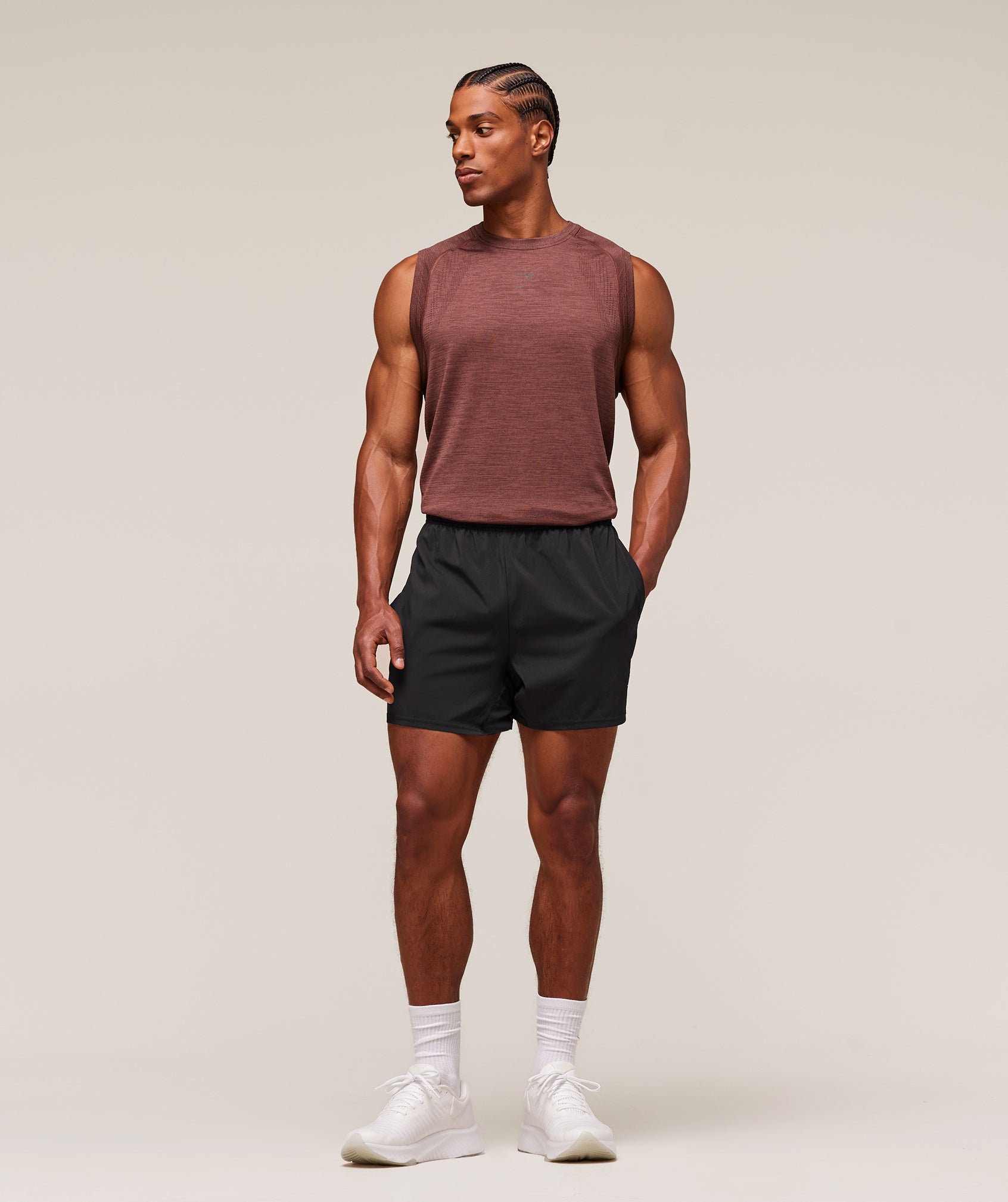 Versatile Seamless Tank - Rust Brown/Depth Brown