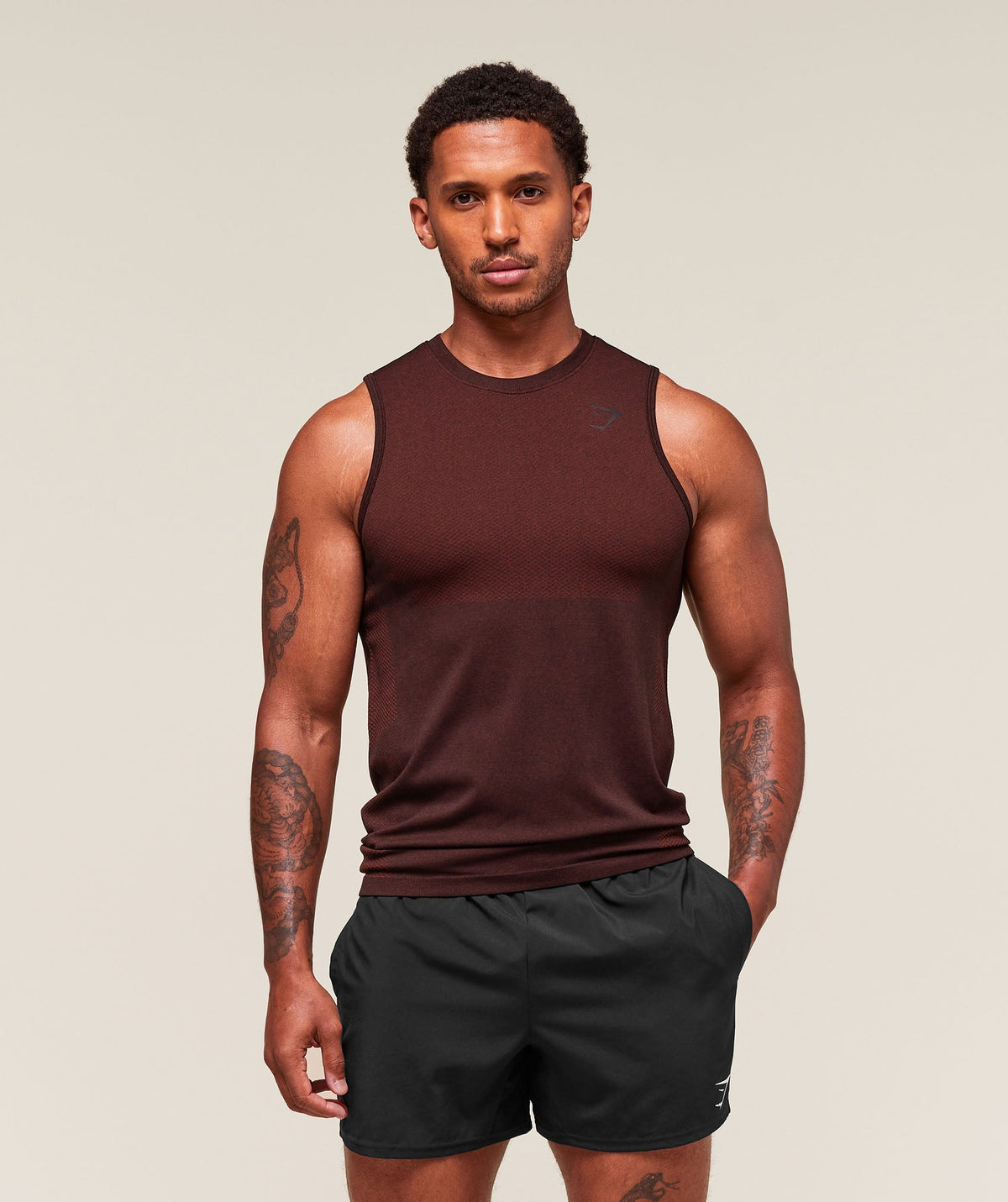 Vital Tank - Black/Sets Red