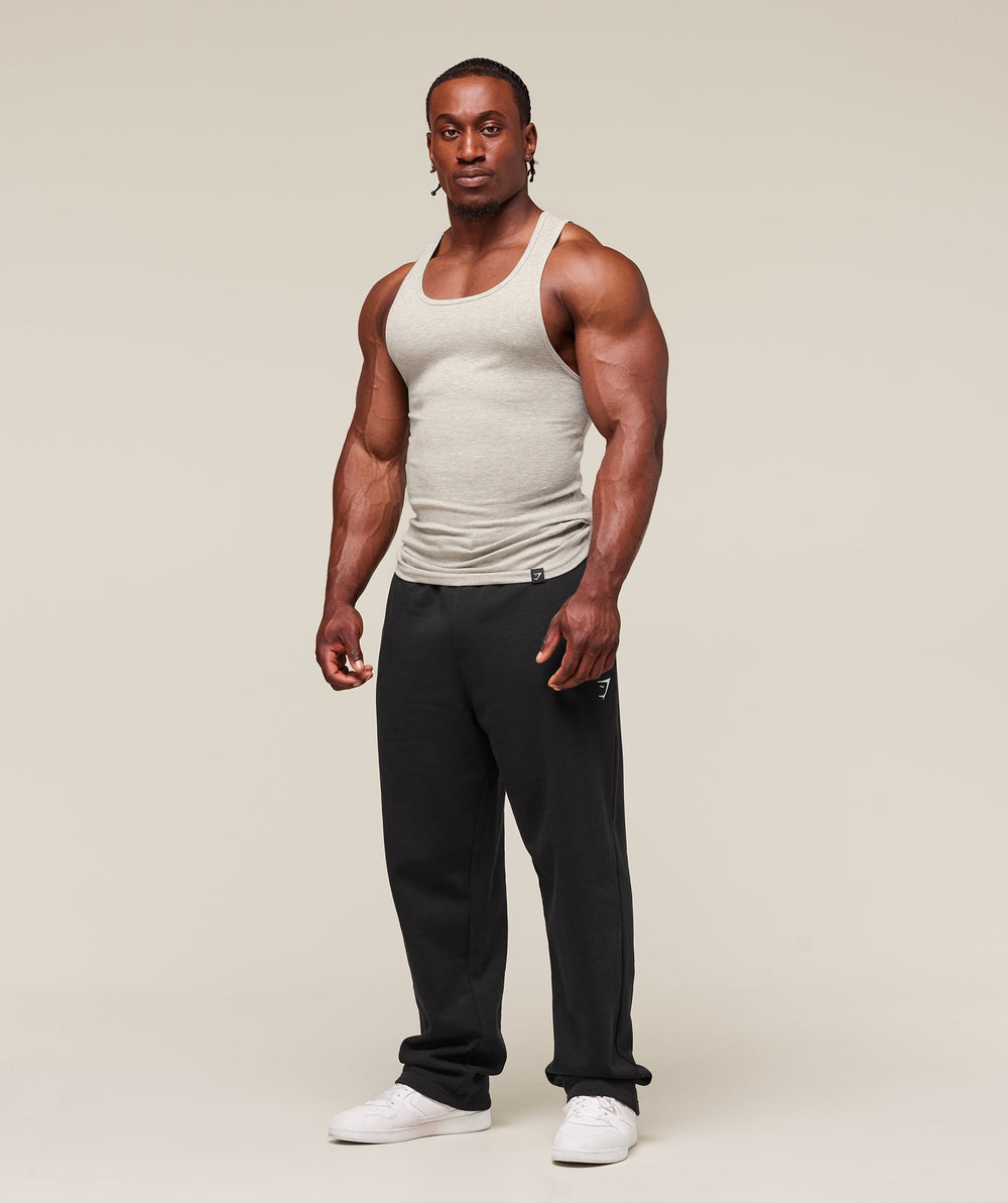 Ribbed Tank 3pk - White/Black/Stone Grey Marl