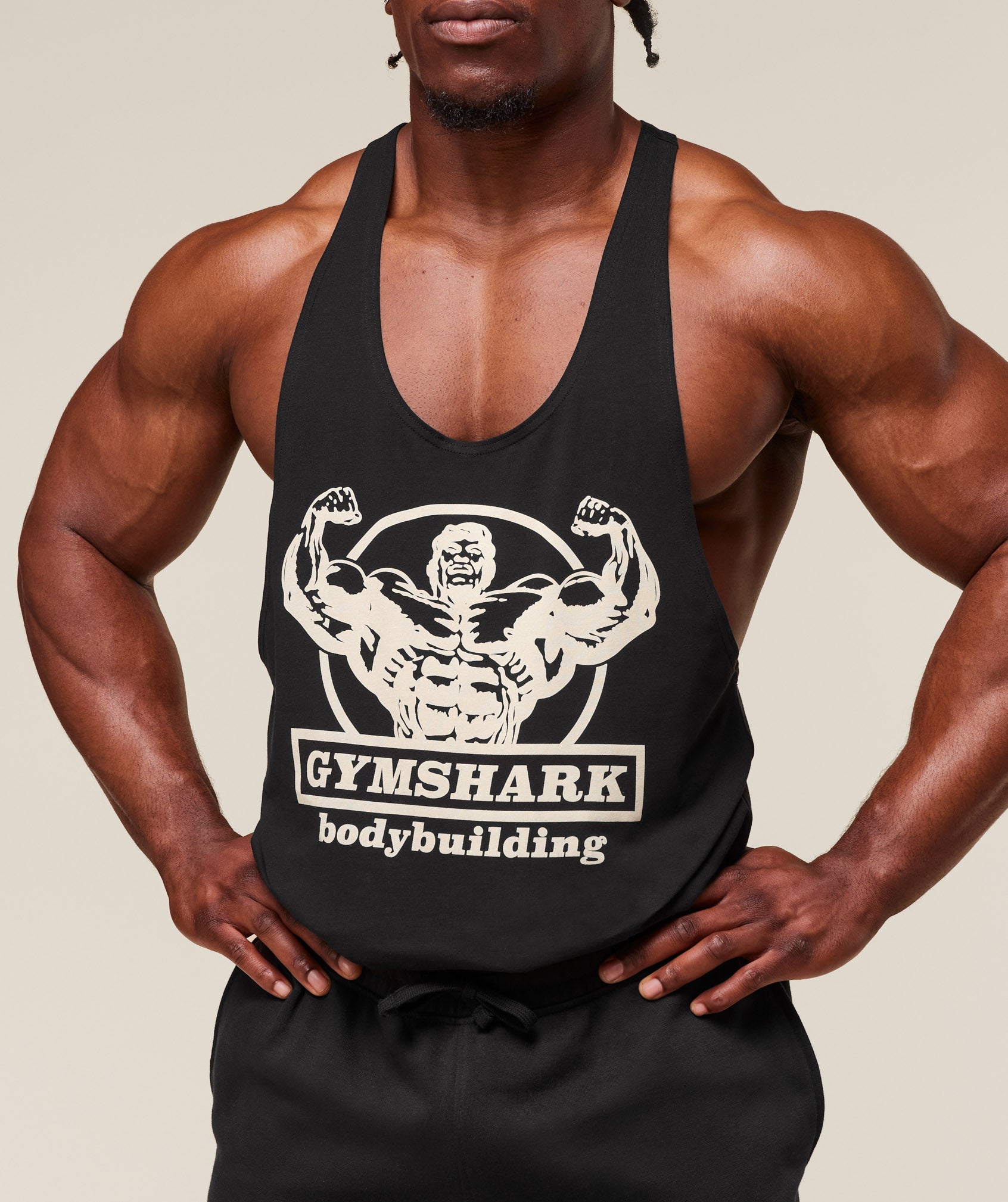 Double Bicep Stringer - Black