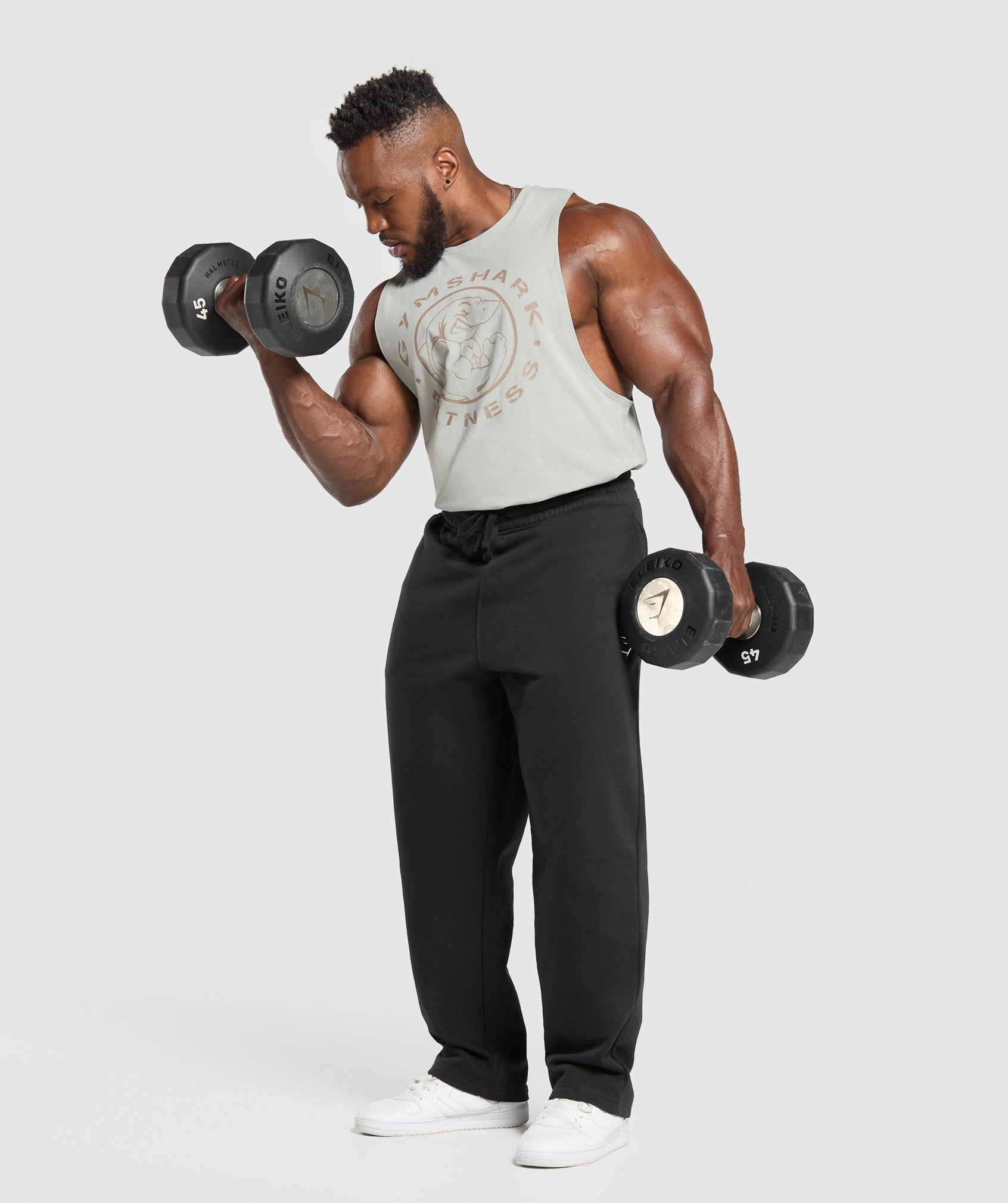 Legacy Drop Arm Tank - Stone Grey