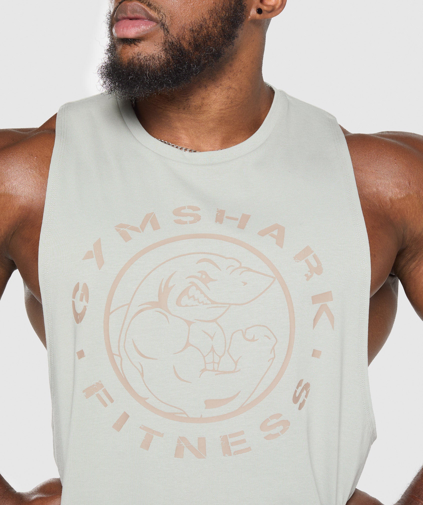 Legacy Drop Arm Tank - Stone Grey