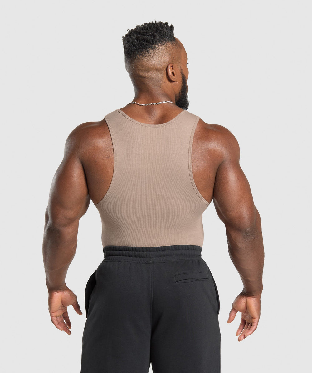 Ribbed Tank 3PK - Denim Grey/Pebble Grey/Lifestyle Brown