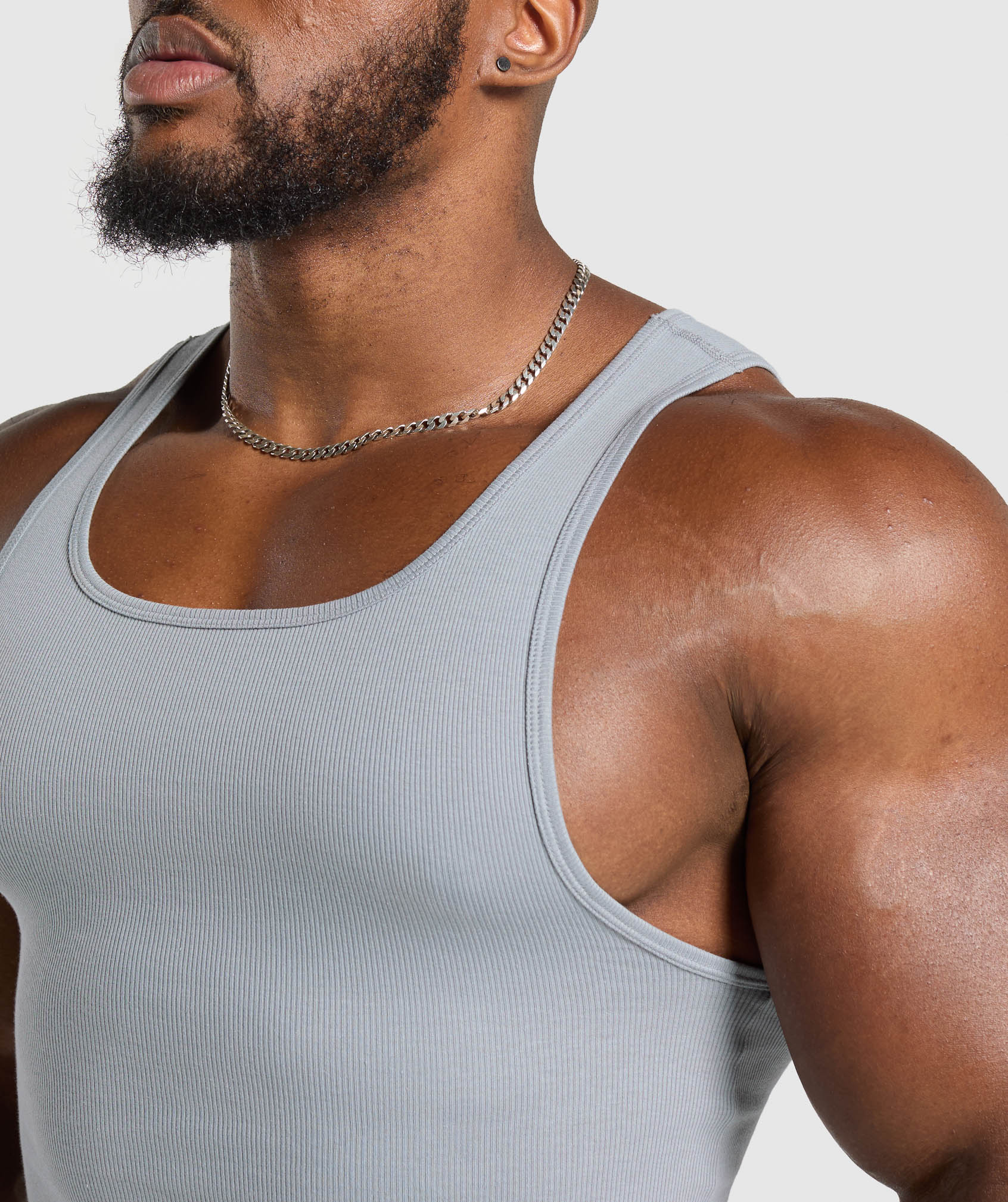 Ribbed Tank 3PK - Denim Grey/Pebble Grey/Lifestyle Brown