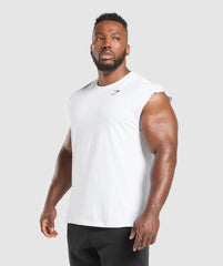 Critical Cut Off Tank - White