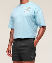 Collegiate Graphic T-shirt - Athletic Light Blue