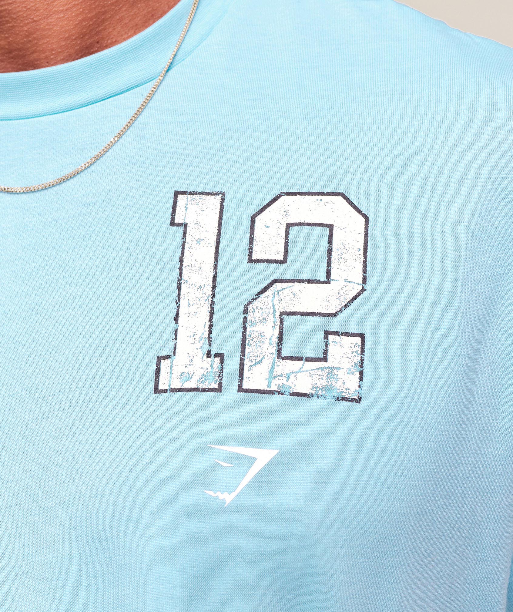 Collegiate Graphic T-shirt - Athletic Light Blue