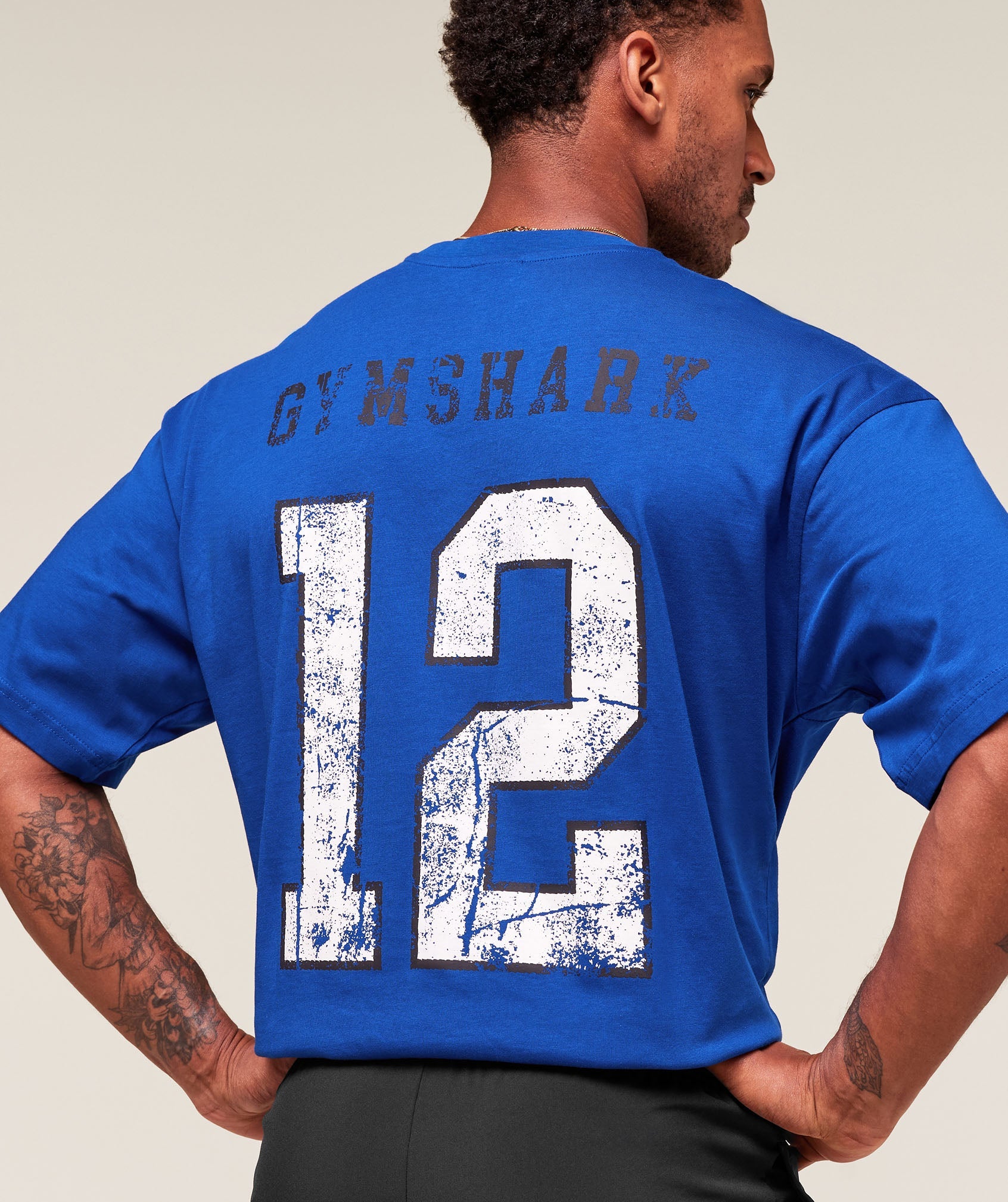 Collegiate Graphic T-shirt - Athletic Blue