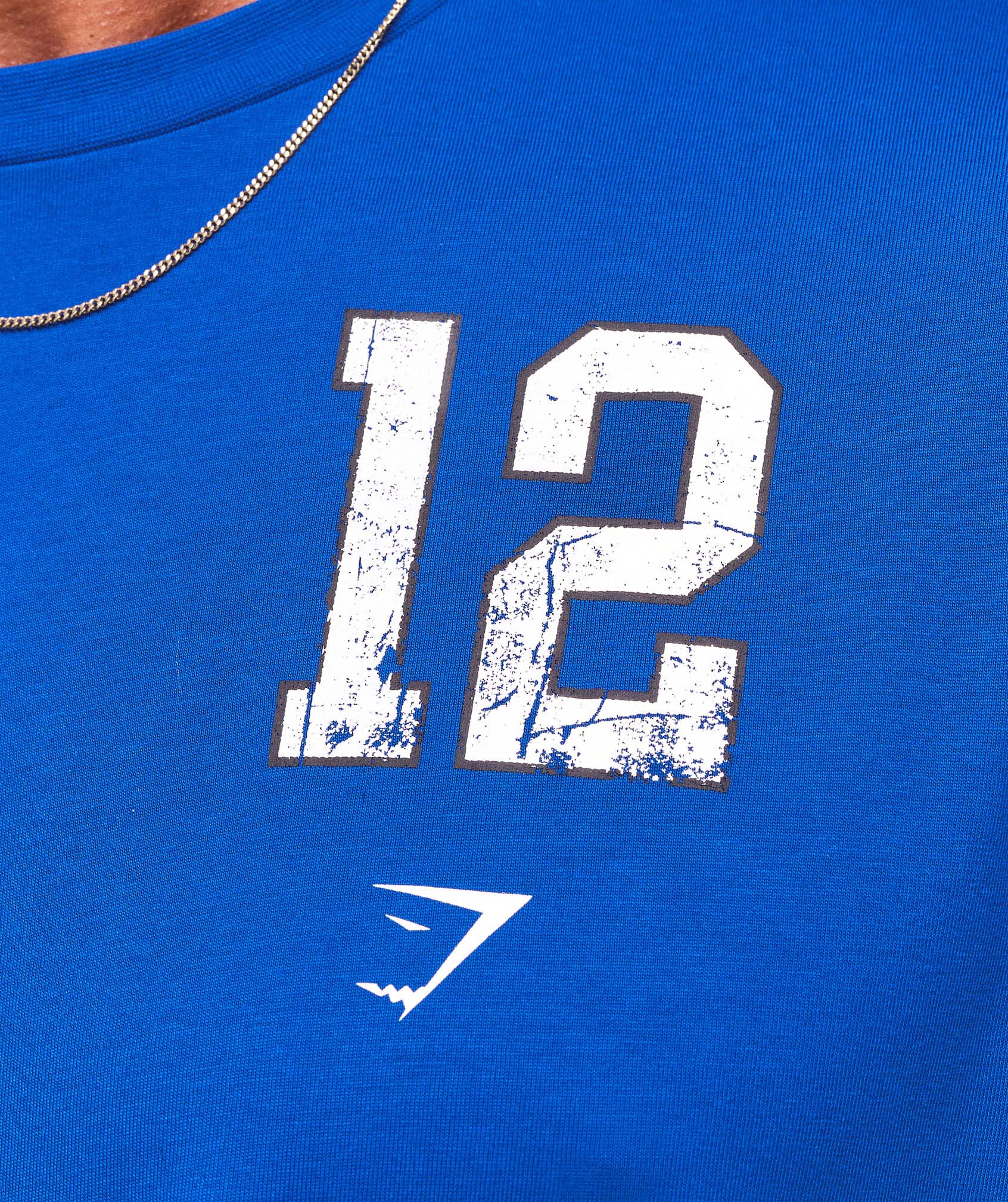 Collegiate Graphic T-shirt - Athletic Blue