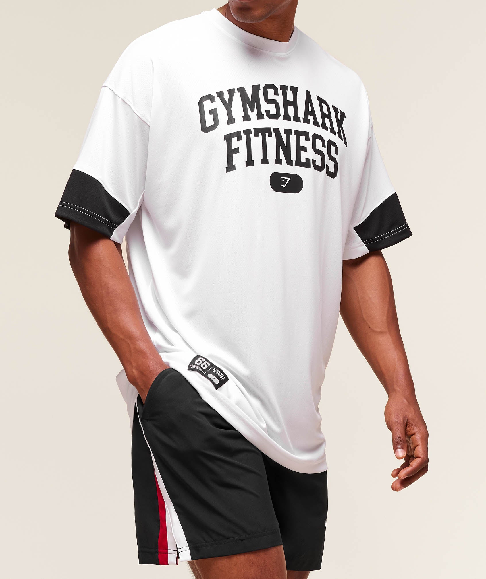 Varsity Oversized T-Shirt - White