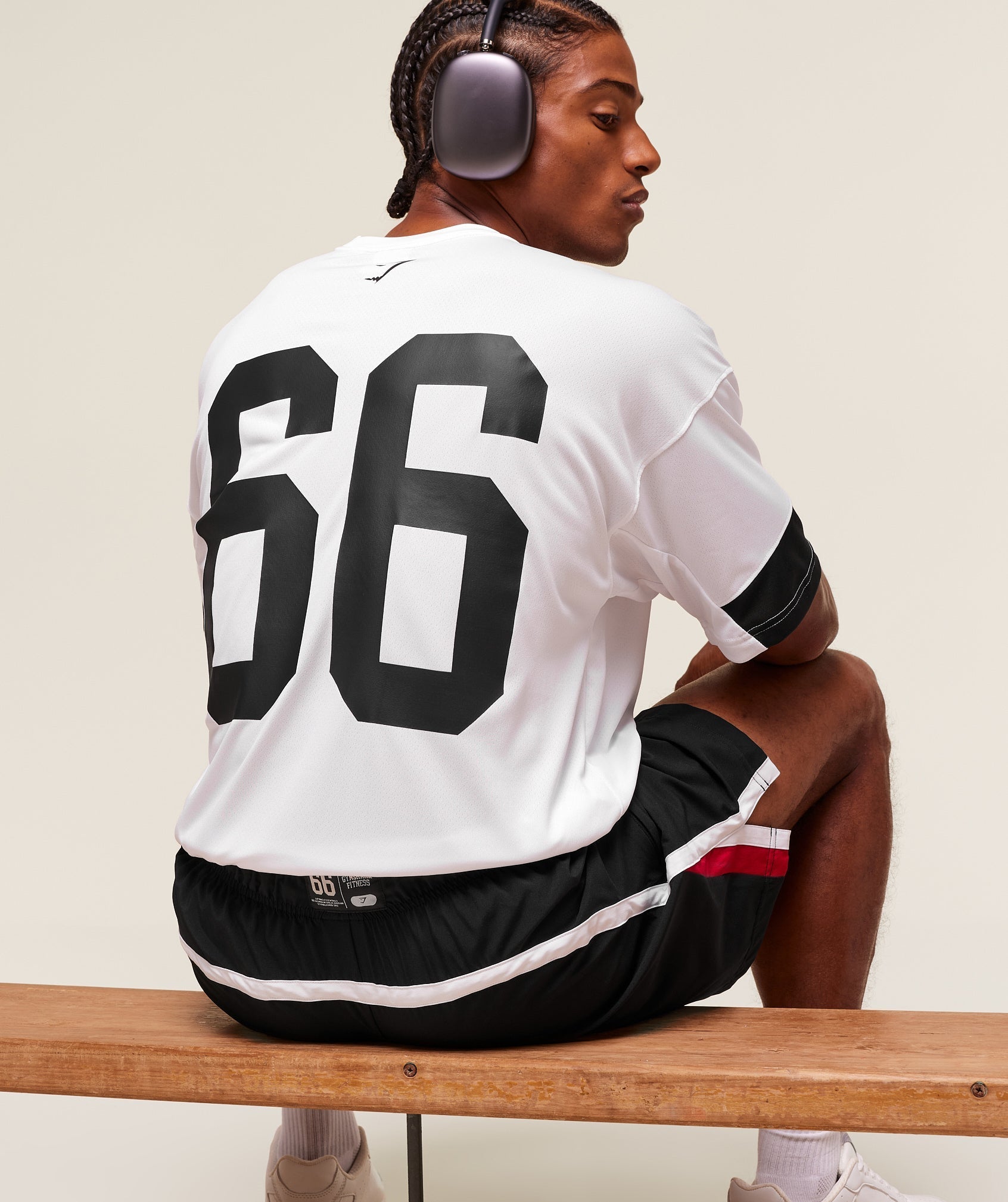 Varsity Oversized T-Shirt - White
