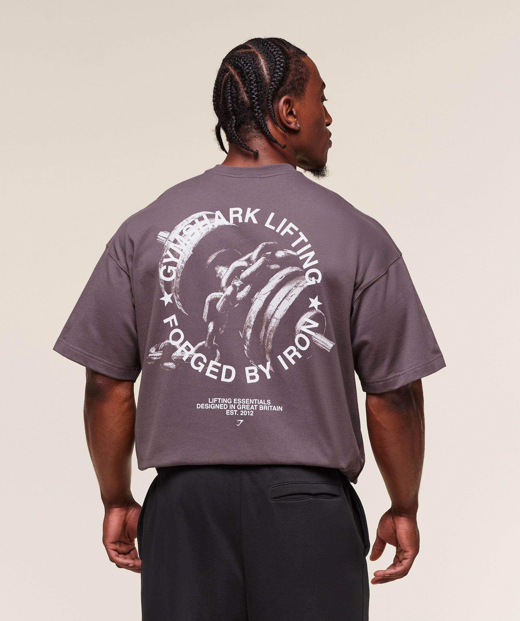 Forged By Iron T-Shirt - Brushed Purple