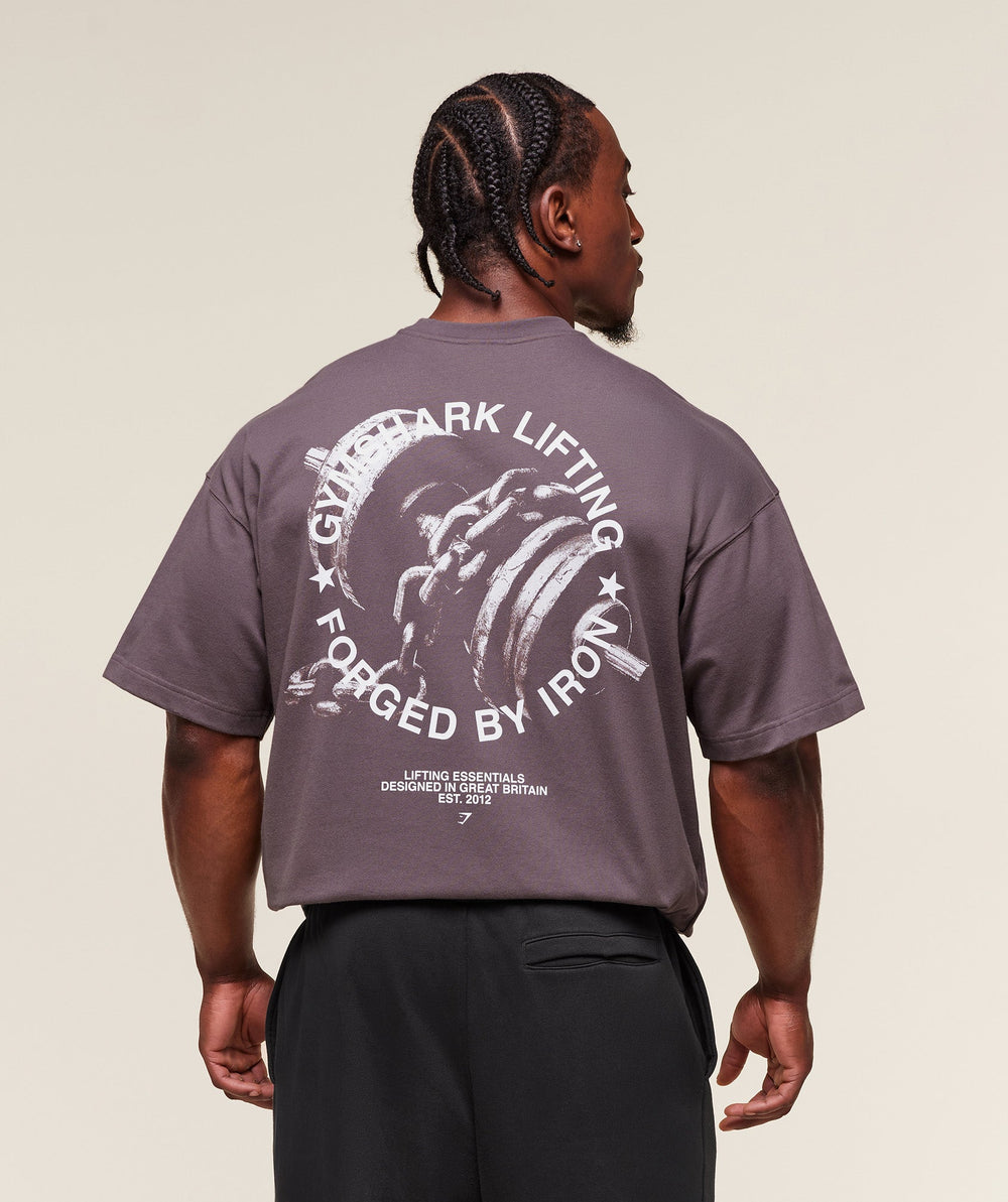 Forged By Iron T-Shirt - Brushed Purple
