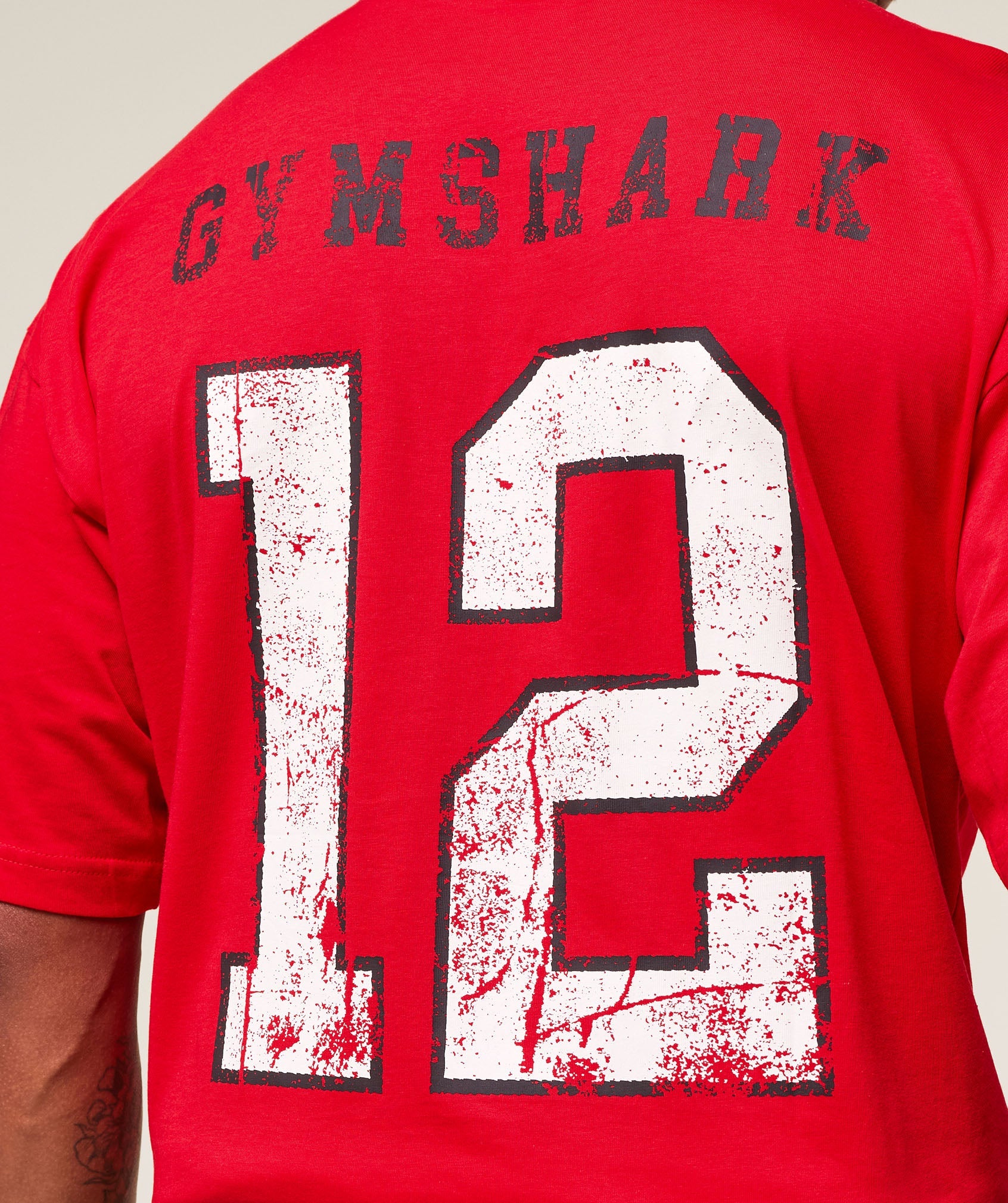 Collegiate Graphic T-shirt - Athletic Red