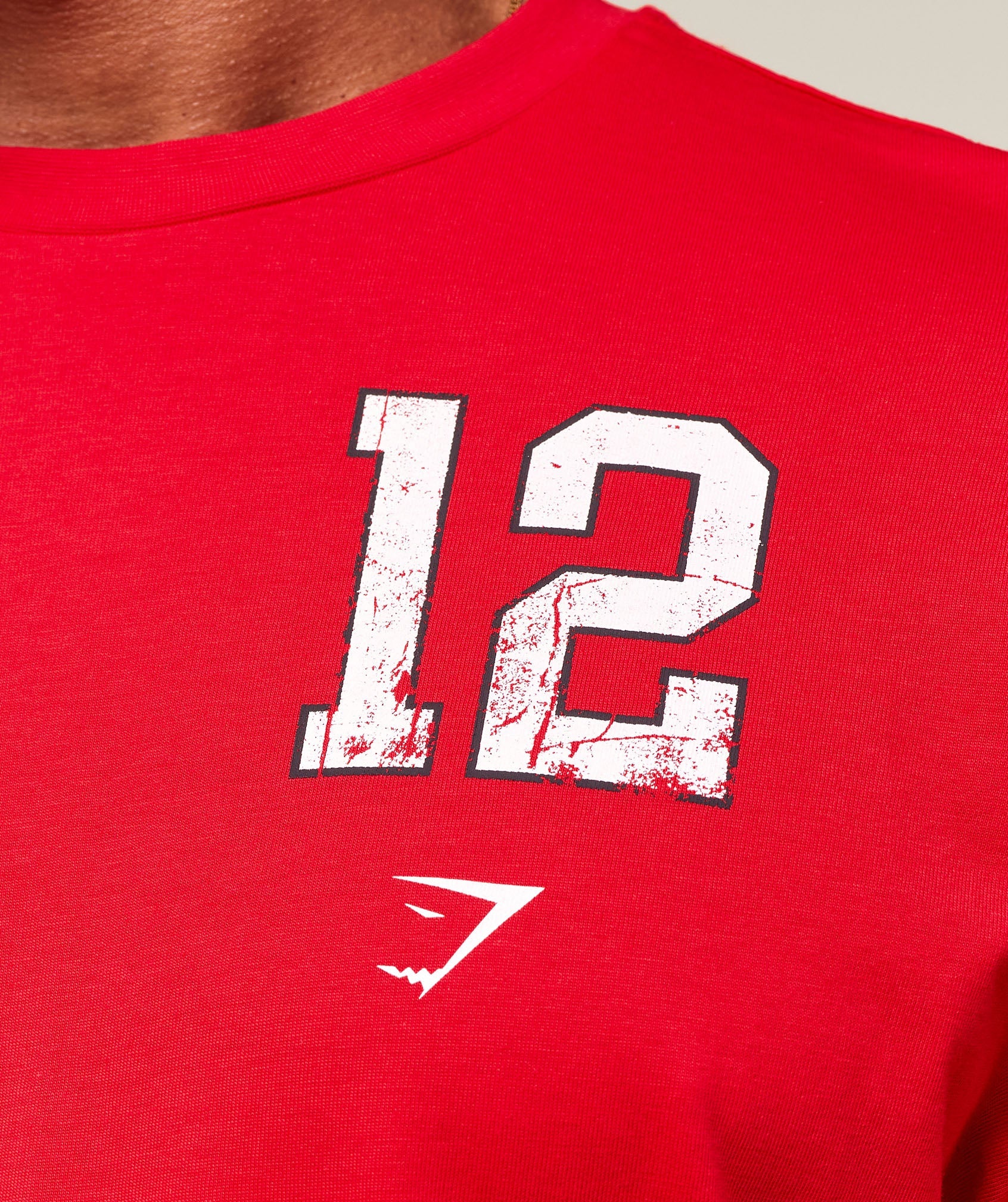 Collegiate Graphic T-shirt - Athletic Red