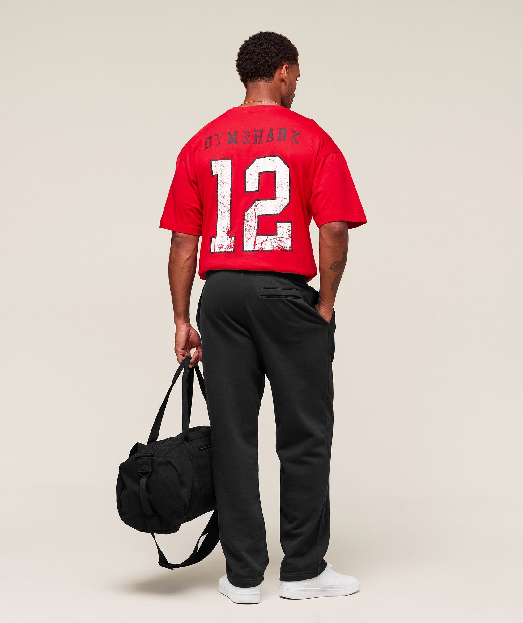 Collegiate Graphic T-shirt - Athletic Red