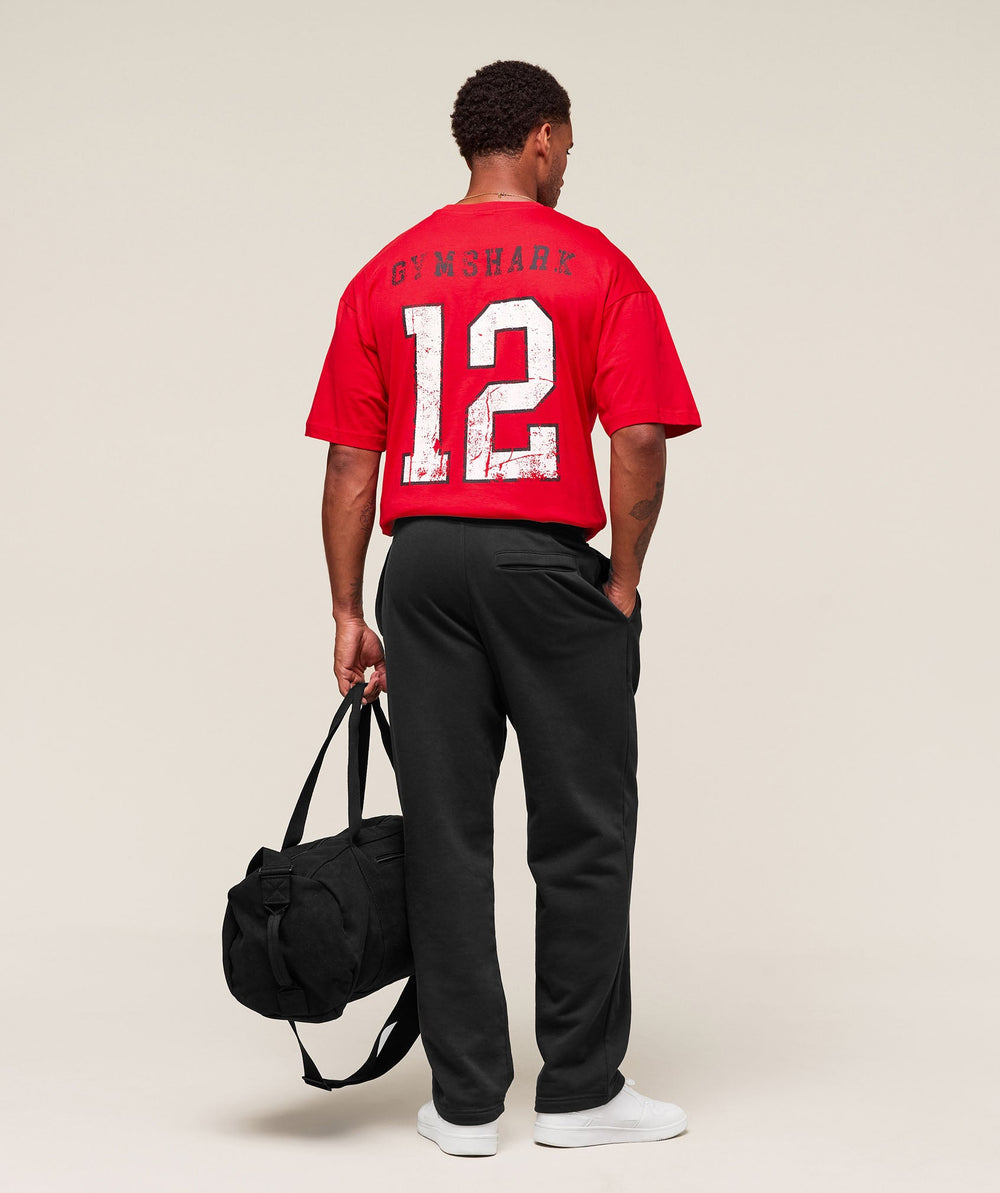 Collegiate Graphic T-shirt - Athletic Red