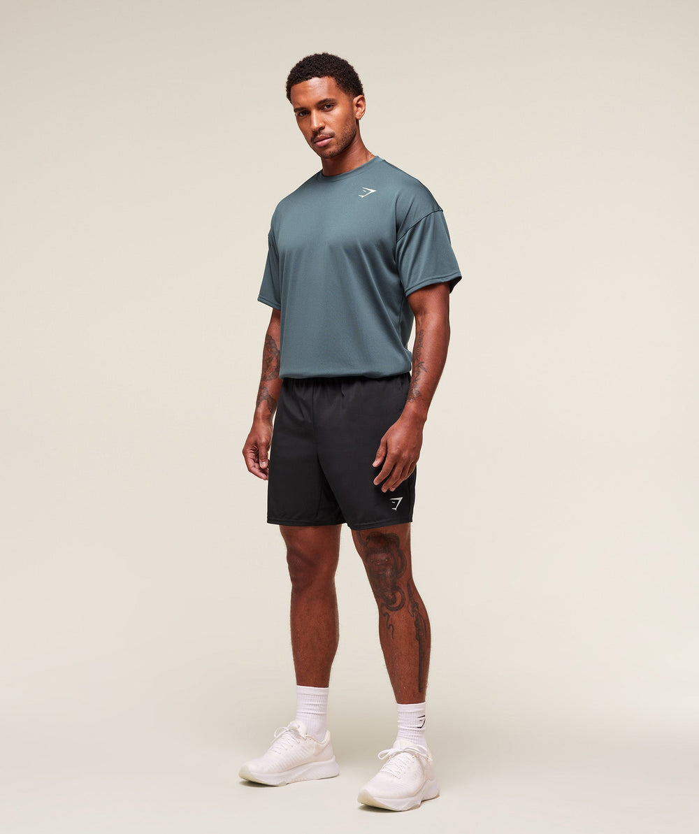 Oversized Performance T-Shirt - Titanium Blue