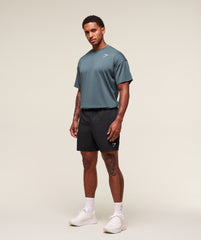 Oversized Performance T-Shirt - Titanium Blue