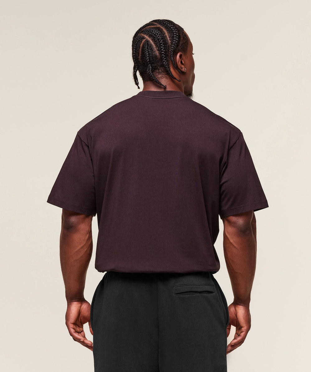 Essential Oversized T-Shirt - Plum Brown