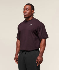 Essential Oversized T-Shirt - Plum Brown