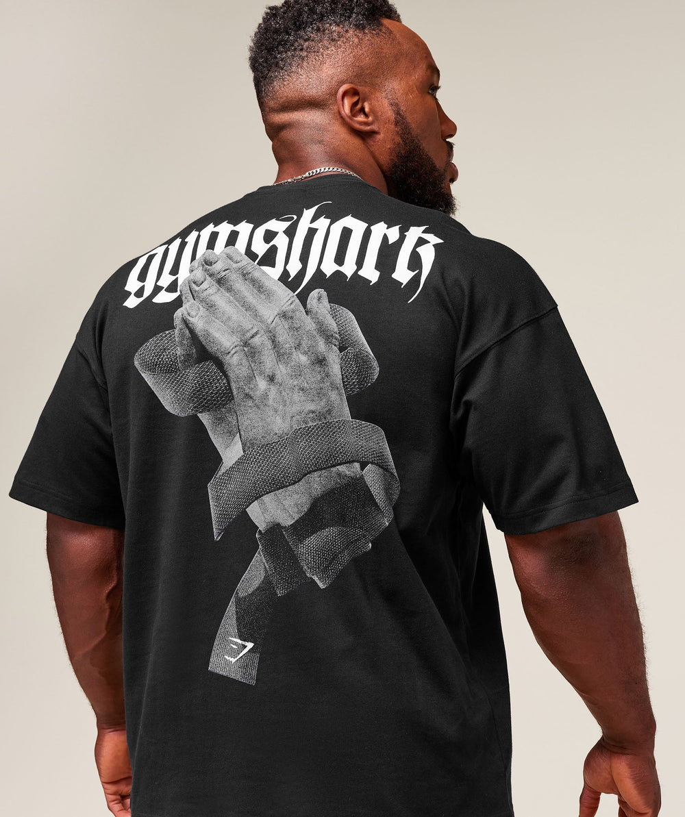 Prayer Hands T-Shirt - Black