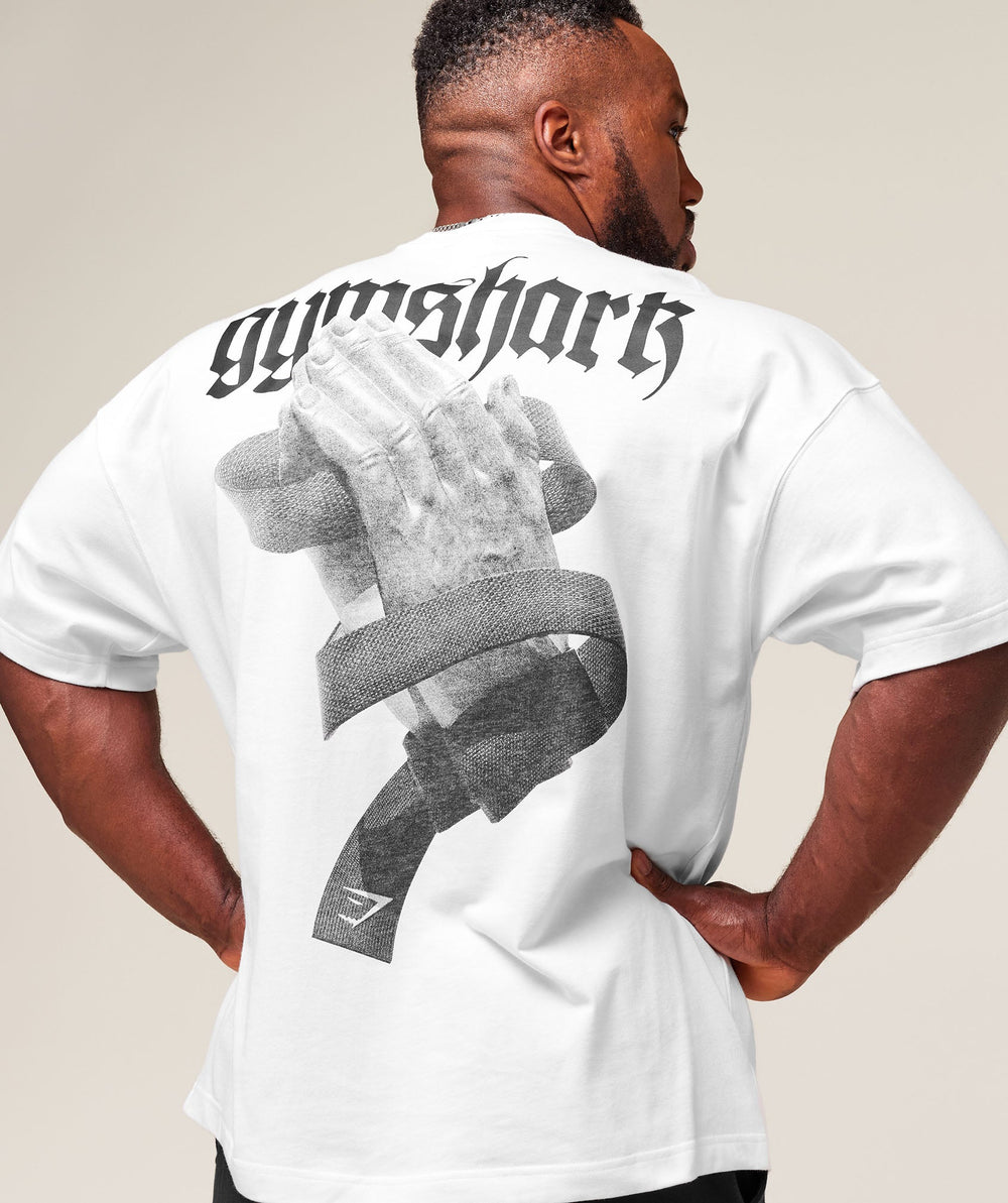 Prayer Hands T-Shirt - White