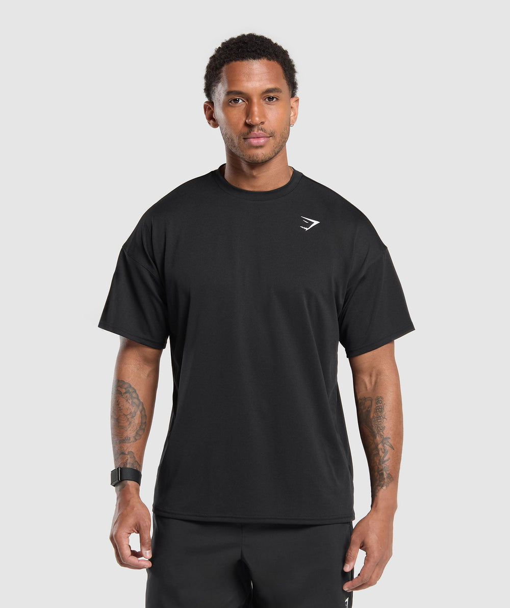 Oversized Performance T-Shirt - Black