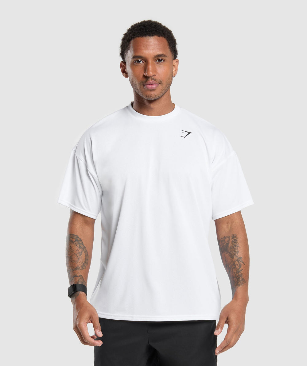 Oversized Performance T-Shirt - White