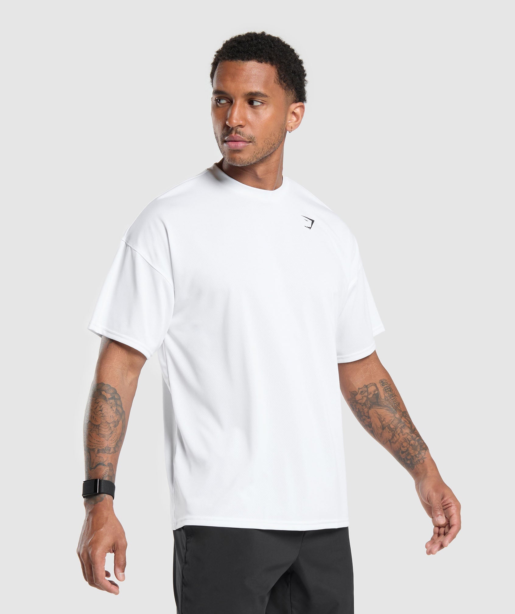 Oversized Performance T-Shirt - White