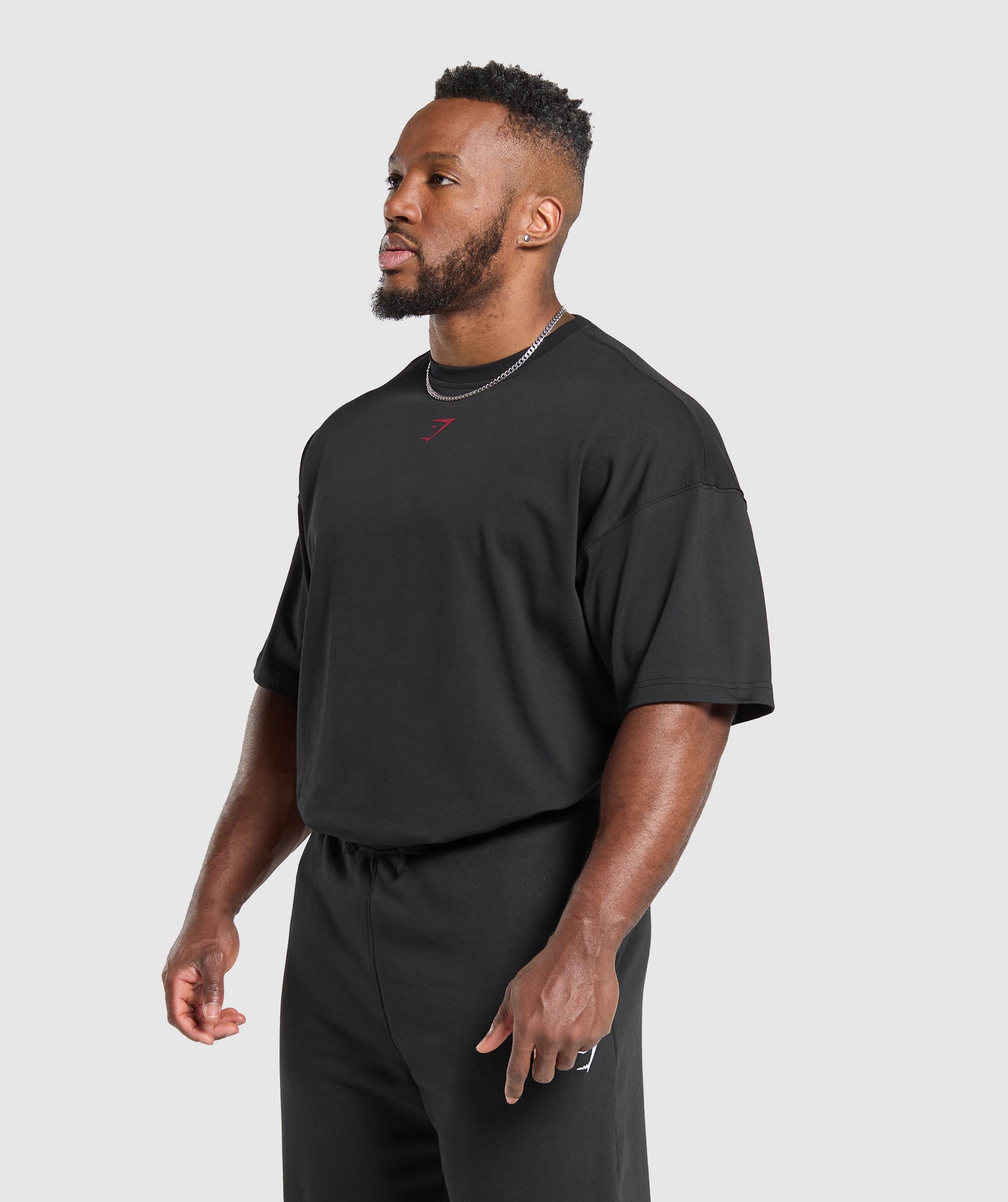 Lifting Club T-Shirt - Black/Conditioning Red
