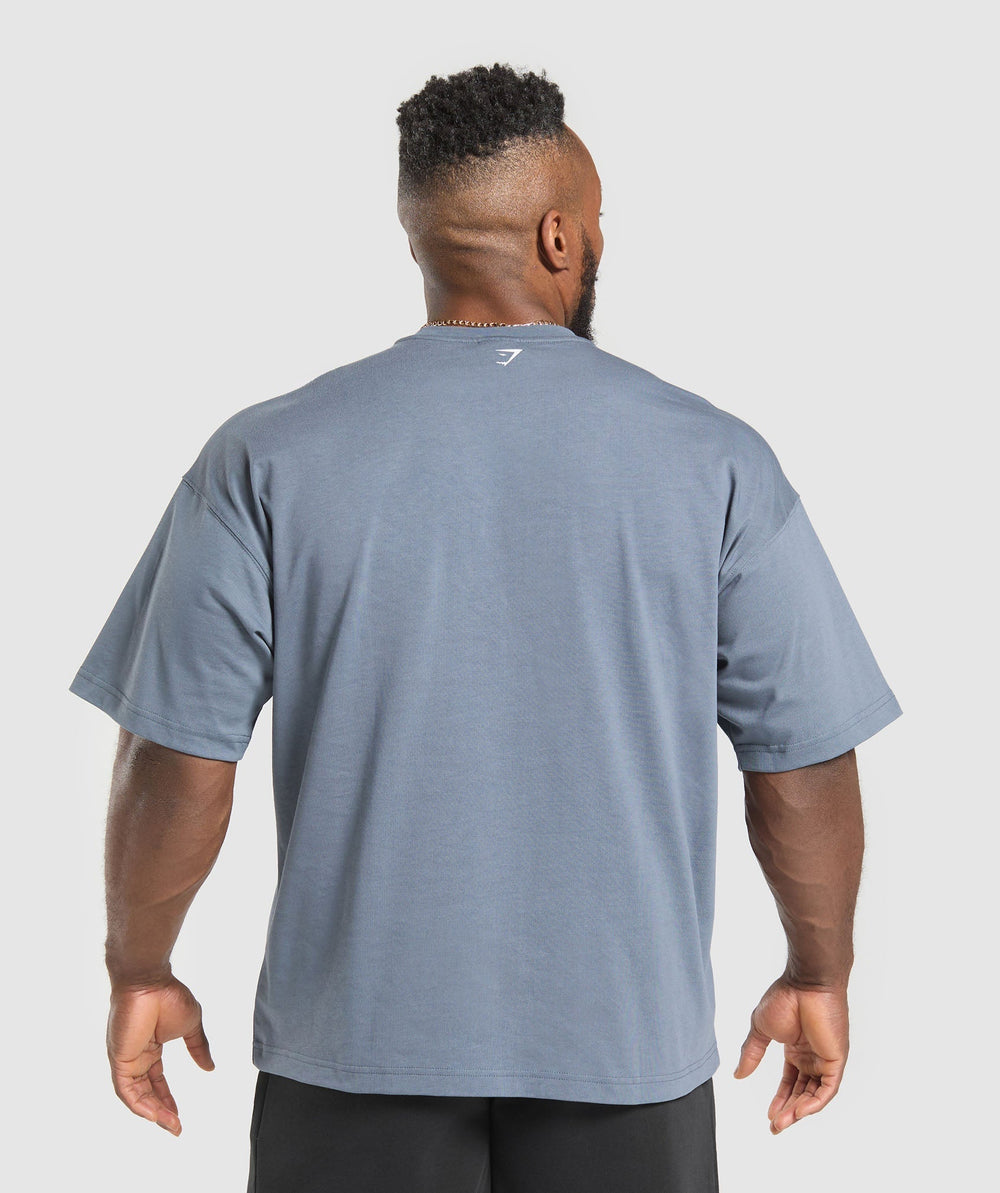 Doberman Graphic T-Shirt - Iron Blue