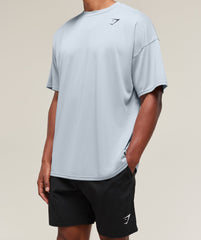 Oversized Performance T-Shirt - Metal Purple