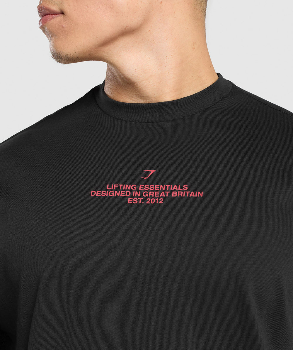 Lifting Club Graphic T-Shirt - Black
