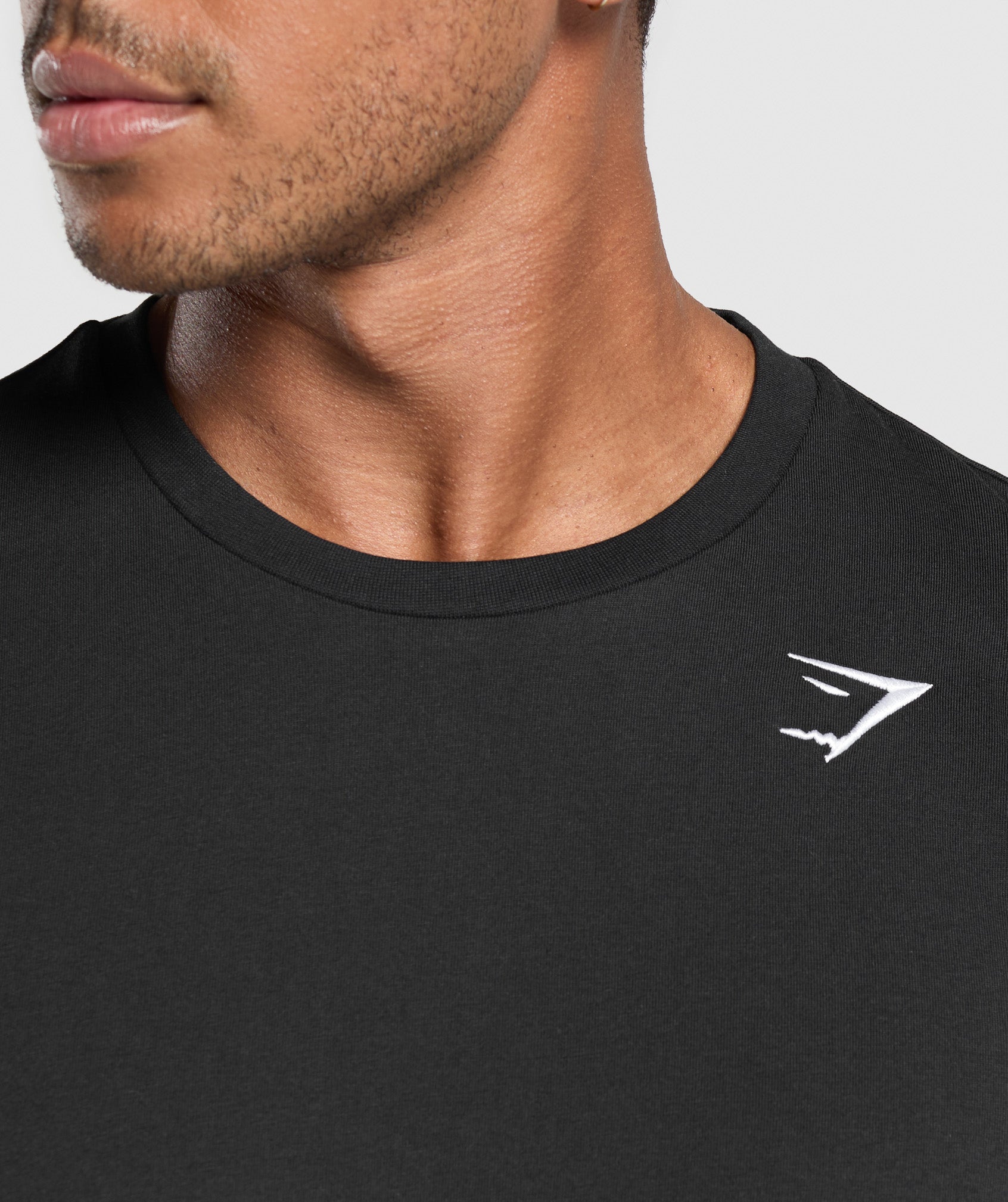 Crest Long Sleeve T-Shirt - Black