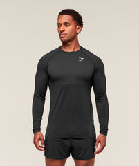 Vital Long Sleeve T-Shirt - Black/Silhouette Grey