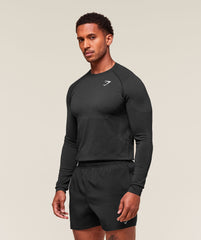 Vital Long Sleeve T-Shirt - Black/Silhouette Grey
