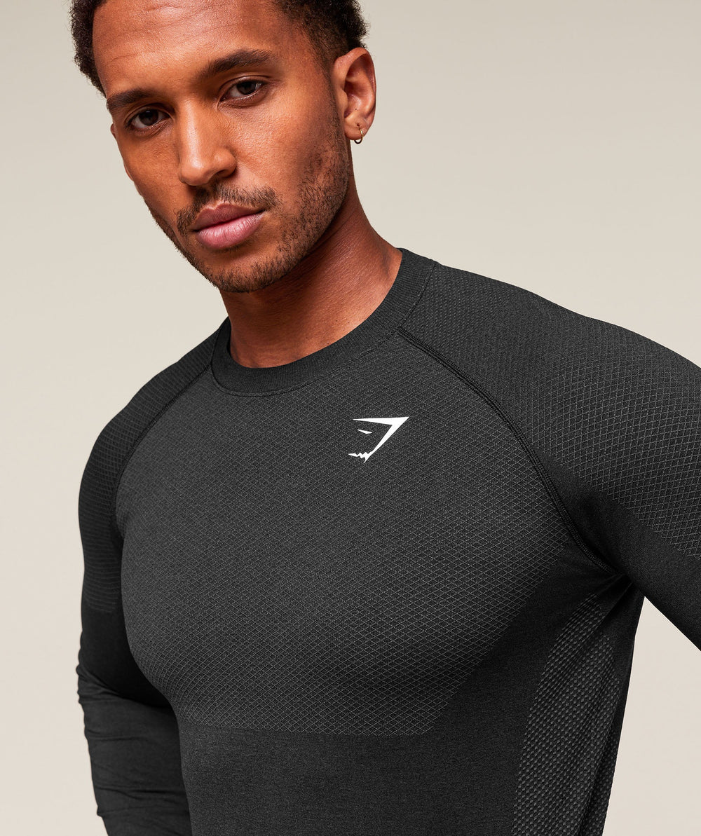 Vital Long Sleeve T-Shirt - Black/Silhouette Grey