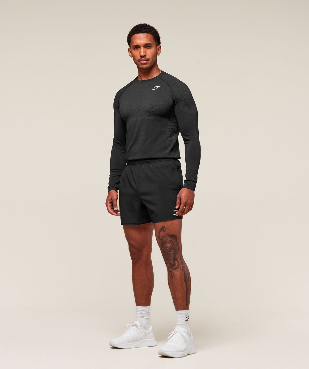 Vital Long Sleeve T-Shirt - Black/Silhouette Grey