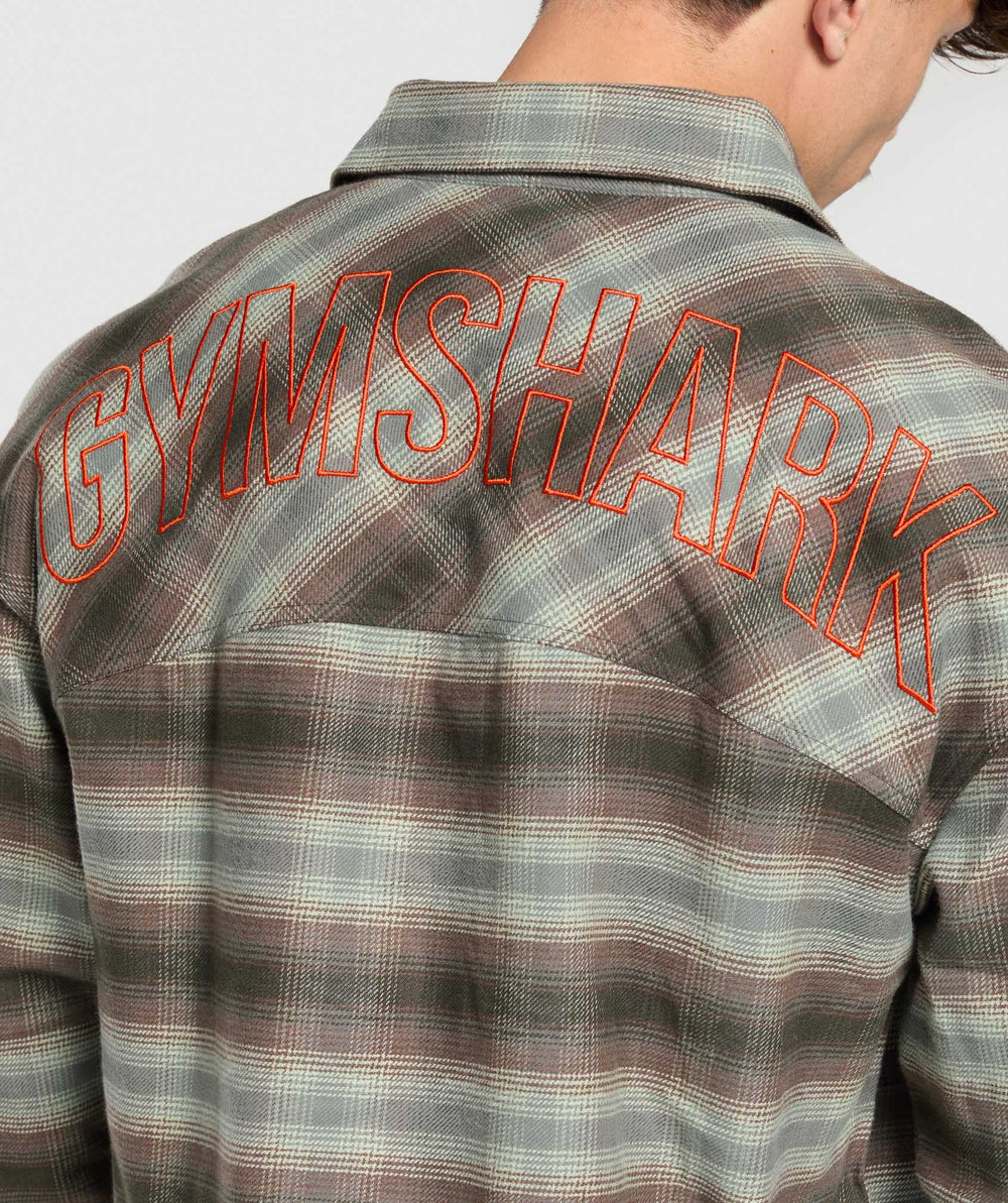 Flannel Shirt - Strength Green