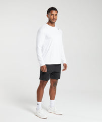 Crest Long Sleeve T-Shirt - White