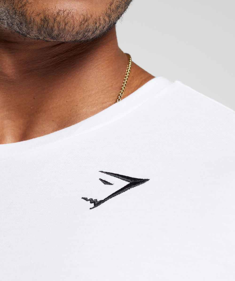 Crest Long Sleeve T-Shirt - White