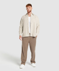 Cord Overshirt - Pebble Grey