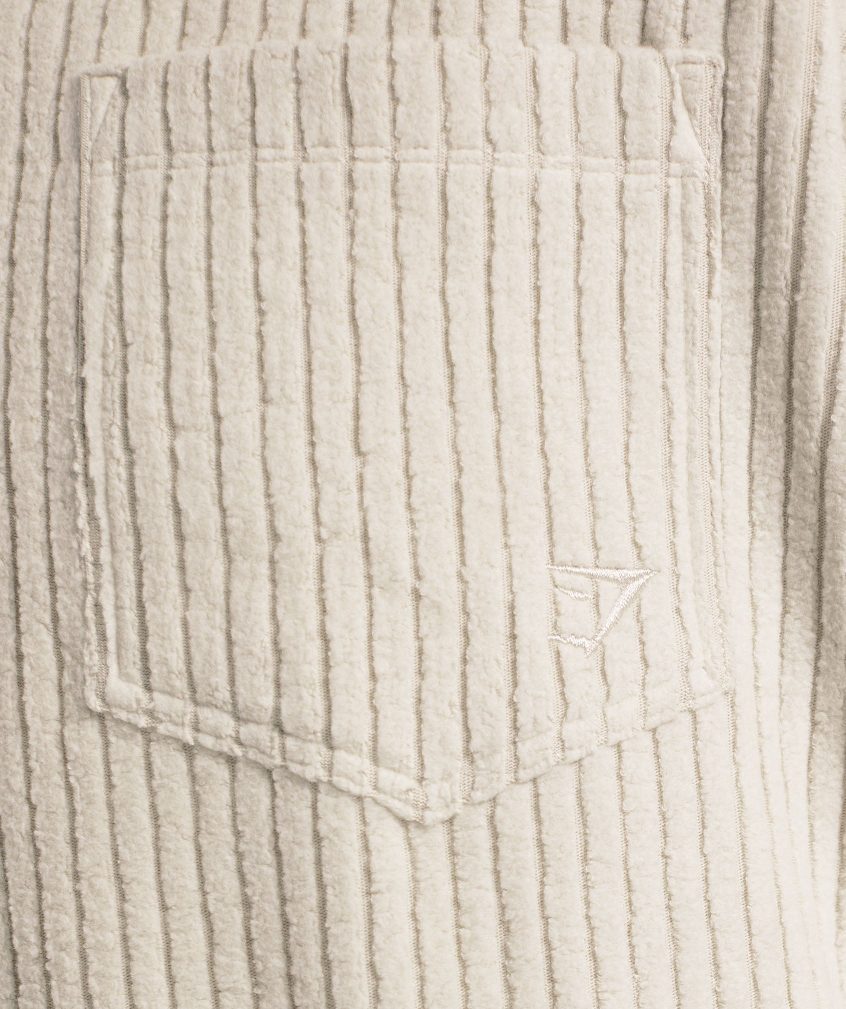 Cord Overshirt - Pebble Grey