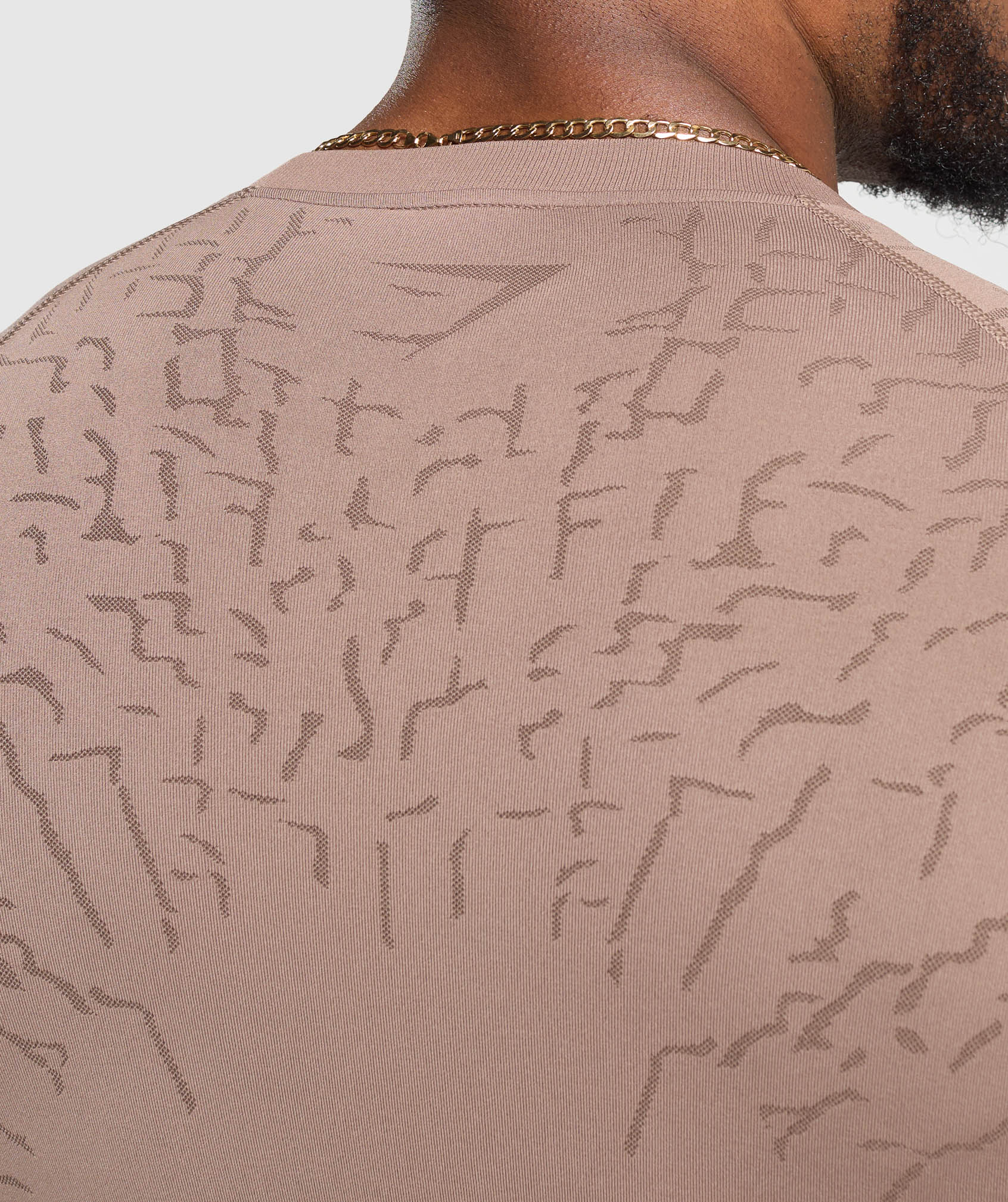 Tectonic Long Sleeve T-Shirt - Mocha Mauve/Walnut Brown