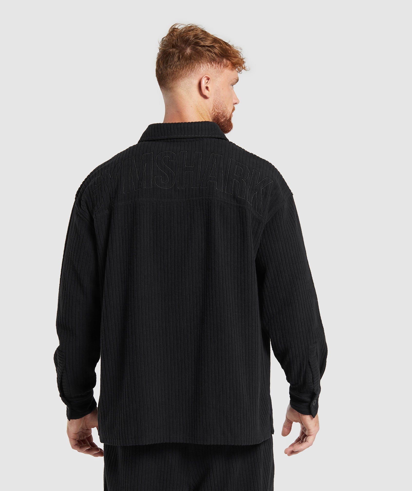 Cord Overshirt - Black