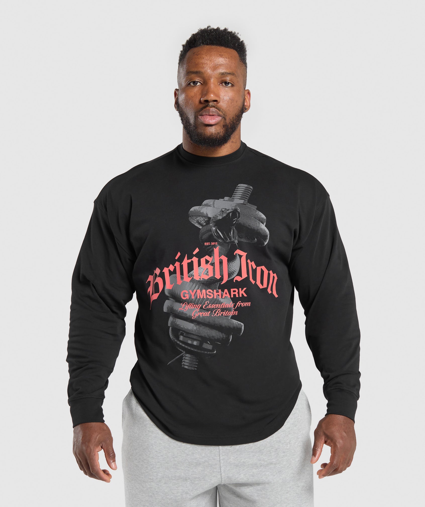 British Iron Long Sleeve T-Shirt - Black