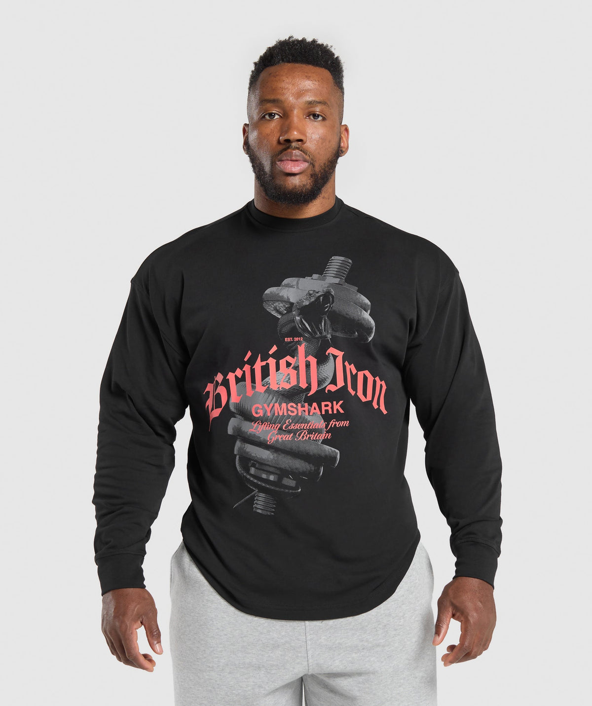 British Iron Long Sleeve T-Shirt - Black